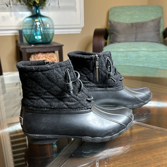 New Sperry‎ Wool Quilted Duck boots. Blackish grey - Picture 5 of 9